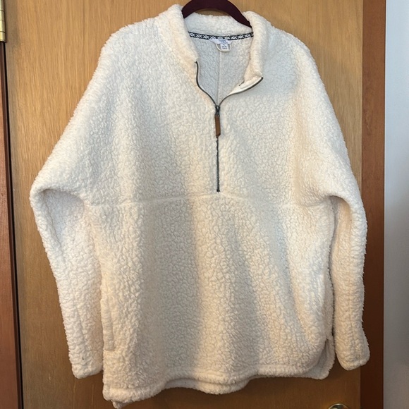 Time and Tru Tops - Time and Tru Teddy Bear Sherpa Pullover / XL